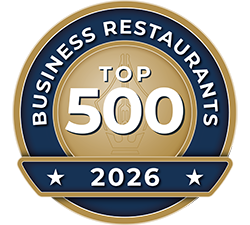 Officieel opgenomen in de Business Restaurants Top 500. Ons restaurants in Den Haag, Rotterdam en Arnhem zijn geselecteerd op kwaliteit, service en zakelijke mogelijkheden zoals bedrijfsfeest, private dining, groepslunch, vergaderen en walking dinner.