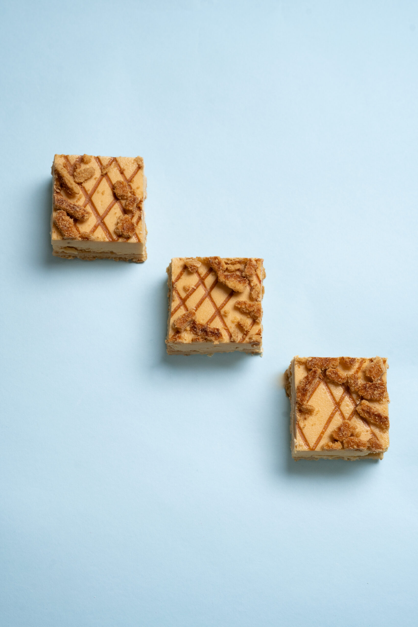 Stroopwafel cheesecake square